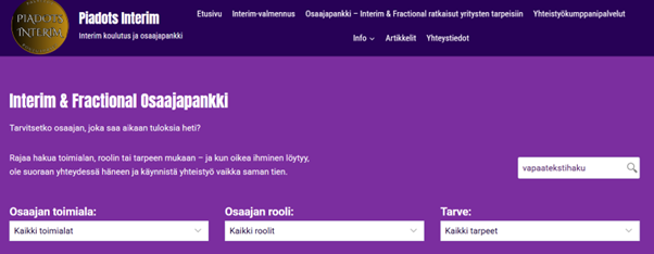 PiaDots Interim & Fractional Osaajapankki