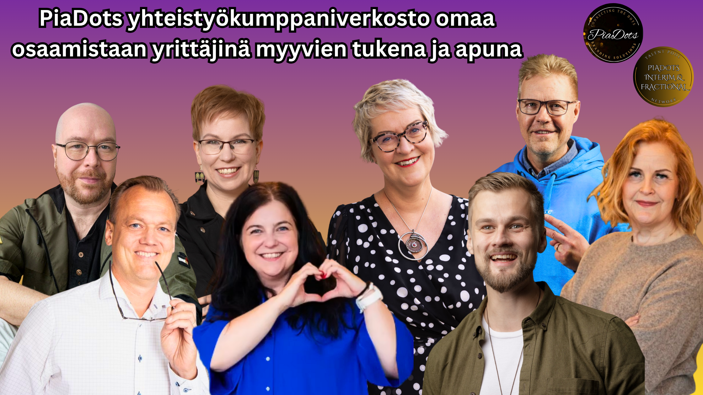 PiaDots yhteistyökumppaniverkosto