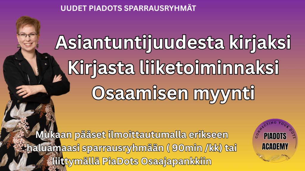 PiaDots sparrausryhmät starttaavat syksyllä 2026